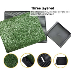 Floofi Pet Grass Training Potty PT-LM-109-FE / PT-LM-109-JL Pet Care > Cleaning & Maintenance V227-7050641001020 Online Furniture