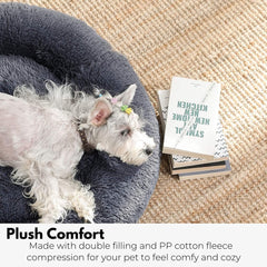 FLOOFI XL 100CM Round Pet Bed (Light Grey) Pet Care > Dog Supplies V227-3331641001083 Online Furniture