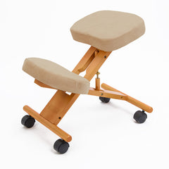 Forever Beauty Beige Ergonomic Adjustable Kneeling Chair Furniture > Bar Stools & Chairs V274-MT-GM068-BE Online Furniture