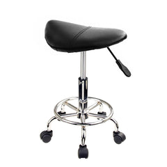 Forever Beauty Black Salon Barber Stool Swivel Saddle Type Furniture > Bar Stools & Chairs V274-FT-SC4B Online Furniture