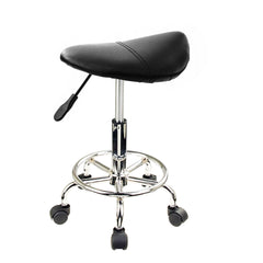 Forever Beauty Black Salon Barber Stool Swivel Saddle Type Furniture > Bar Stools & Chairs V274-FT-SC4B Online Furniture