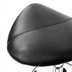 Forever Beauty Black Salon Barber Stool Swivel Saddle Type Furniture > Bar Stools & Chairs V274-FT-SC4B Online Furniture