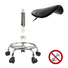 Forever Beauty Black Salon Barber Stool Swivel Saddle Type Furniture > Bar Stools & Chairs V274-FT-SC4B Online Furniture
