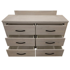 Foxglove Dresser 6 Chest of Drawers Solid Wood Tallboy Storage Cabinet - White Furniture > Bedroom V315-V-FLOR-005 Online Furniture