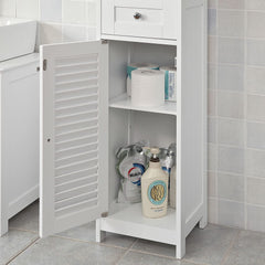 Freestanding Tall Bathroom Cabinet 170x32x30 cm - ozily