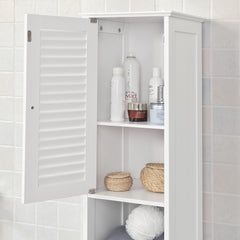 Freestanding Tall Bathroom Cabinet 170x32x30 cm - ozily