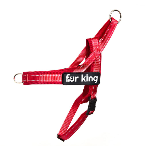 Fur King Signature Quick Fit Harness Small Red Pet Care > Dog Supplies V364-DFUSRP0356S Online Furniture