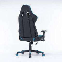 Gaming Chair Ergonomic Racing chair 165° Reclining Gaming Seat 3D Armrest Footrest Black Furniture > Bar Stools & Chairs V255-GCHAIRBK-32 Online Furniture