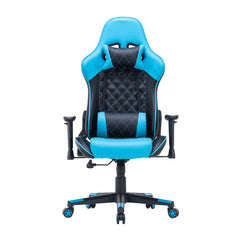 Gaming Chair Ergonomic Racing chair 165° Reclining Gaming Seat 3D Armrest Footrest Black Furniture > Bar Stools & Chairs V255-GCHAIRBK-32 Online Furniture