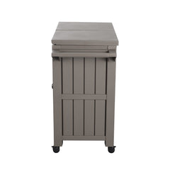 Garden Bar Serving Cart with Cooler (Taupe) Furniture > Outdoor V264-OTF-539PP-LGR-NA-1 Online Furniture