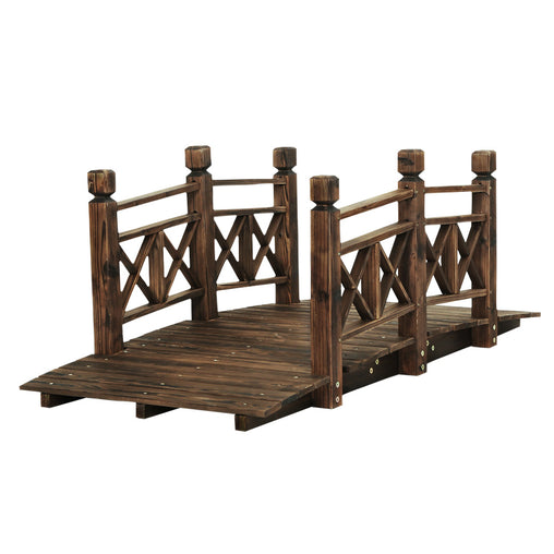 Gardeon Garden Ornaments Wooden Rustic Bridge Decor Outdoor Decoration Yard Furniture > Outdoor GD-BRIDGE-SH2265 Online Furniture