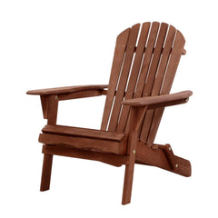 Gardeon Outdoor Furniture Beach Chair Wooden Adirondack Patio Lounge Garden - ozily