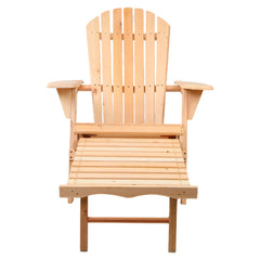 Gardeon Outdoor Furniture Sun Lounge Chairs Beach Chair Recliner Adirondack Patio Garden Furniture > Outdoor FF-BEACH-CHOTTO-NTL Online Furniture