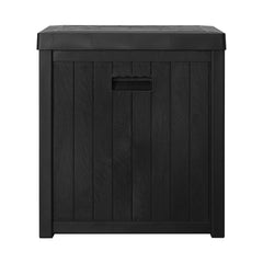 Gardeon Outdoor Storage Box 195L Bench Seat Garden Deck Toy Tool Sheds Furniture > Outdoor OSB-195L-BK Online Furniture