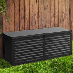 Gardeon Outdoor Storage Box 390L Container Lockable Tools Shed - ozily