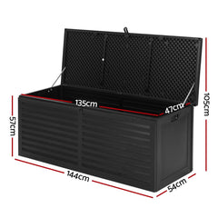 Gardeon Outdoor Storage Box 390L Container Lockable Tools Shed - ozily