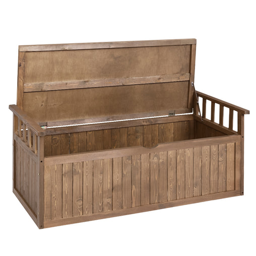 Gardeon Outdoor Storage Box Wooden Garden Bench 128.5cm Chest Tool Toy Sheds XL Home & Garden > Storage ODF-OSB-XL-NTL Online Furniture