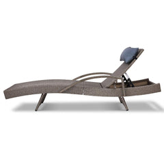 Gardeon Outdoor Sun Lounge Furniture Day Bed Wicker Pillow Sofa Set - ozily