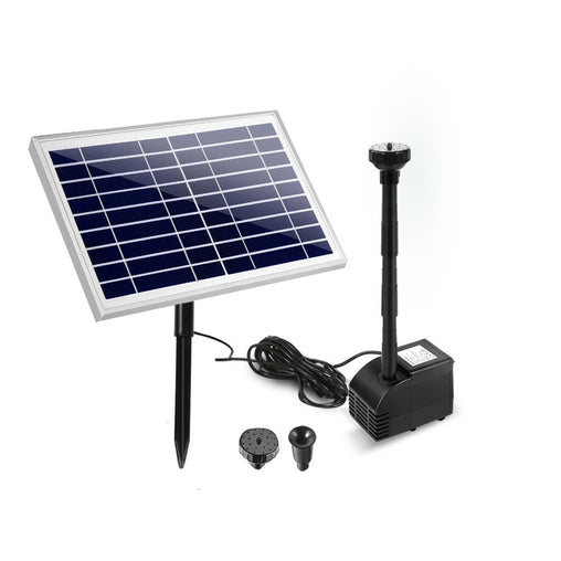 Gardeon Solar Pond Pump Powered Water Fountain Outdoor Submersible Filter 6.6FT Home & Garden > Garden Tools FOUNT-POND-B-100 Online Furniture
