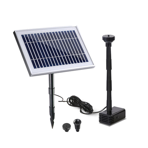 Gardeon Solar Pond Pump Powered Water Outdoor Submersible Fountains Filter 4.6FT Home & Garden > Fountains FOUNT-POND-B-50-500 Online Furniture