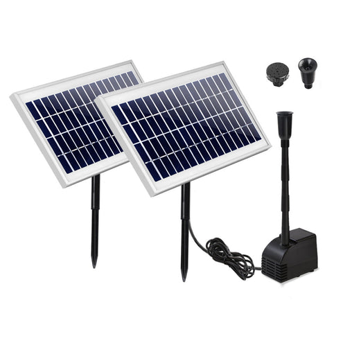Gardeon Solar Pond Pump Water Fountain Filter Kit Outdoor Submersible Panel Home & Garden > Fountains FOUNT-POND-B-200-1200 Online Furniture