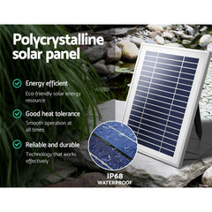 Gardeon Solar Pond Pump with Battery Kit Solar Powered Garden Water Fountain Home & Garden > Garden Tools FOUNT-POND-B-LI-DX50 Online Furniture