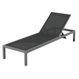 Gardeon Sun Lounge Outdoor Lounger Aluminium Folding Beach Chair Wheels Patio