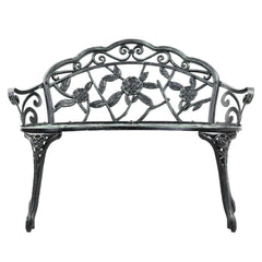 Gardeon Victorian Garden Bench - Green - ozily