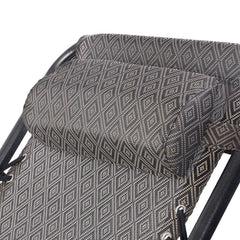 Gardeon Zero Gravity Recliner Chairs Outdoor Sun Lounge Beach Chair Camping - Beige - ozily