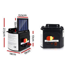 Giantz 3km Solar Electric Fence Charger Energiser Pet Care > Farm Supplies SFC-SO10-3KM Online Furniture