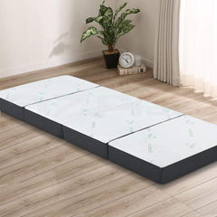 Giselle Bedding Portable Mattress Folding Foldable Foam Floor Bed Tri Fold 180cm - ozily