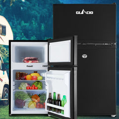 Glacio 90L Portable Fridge Bar Freezer Cooler Upright 12V/24V/240V Caravan Car - ozily