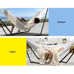 Hammock Bed with Steel Frame Stand - ozily