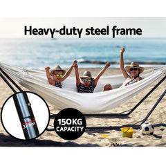 Hammock Bed with Steel Frame Stand - ozily