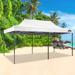 Instahut Gazebo Pop Up Marquee 3x6m Outdoor Tent Folding Wedding Gazebos White Occasions GAZEBO-T-3X6-F-WH Online Furniture