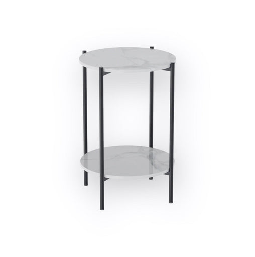 Interior Ave - Alba Black Side Table Furniture > Living Room V355-IA-ST1-MB Online Furniture