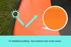 Kahuna 6ft Trampoline Replacement Pad Round - Orange Sports & Fitness > Trampolines V240-TRP-PAD-OR-06 Online Furniture