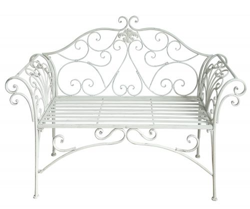 Katerina Bench Ant. White Furniture > Outdoor V231-MIB-74 Online Furniture