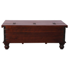 Konark Coffee Table Antique Handcrafted Solid Mango Wood Storage Trunk Chest Box Furniture > Living Room V315-VOD-MOHA-01 Online Furniture