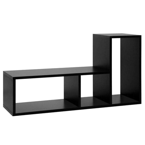 L Shaped Display Shelf - Black - ozily