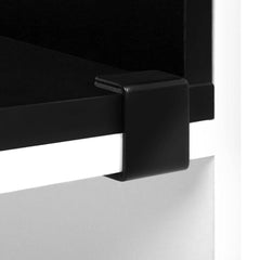 L Shaped Display Shelf - Black - ozily