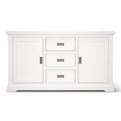 Laelia Buffet Table 166cm 2 Door 3 Drawer Acacia Wood Coastal Furniture -White Furniture > Living Room V315-VO-COAS-05 Online Furniture