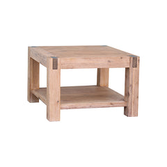 Lamp Table Open Storage Solid Wooden Frame in Classic Oak Colour Furniture > Living Room V43-LT-NOW-OAK Online Furniture