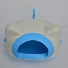 Large Hooded Cat Toilet Litter Box Tray House With Scoop Blue Pet Care > Dog Supplies V278-BP153-L-LITTER-TRAY-BLUE Online Furniture