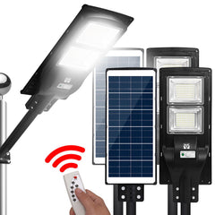Leier Set of 2 LED Solar Lights Street Flood Sensor Outdoor Garden Light 120W Home & Garden > Lighting STL-OP-120WX2 Online Furniture