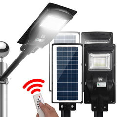 Leier Set of 2 LED Solar Lights Street Flood Sensor Outdoor Garden Light 90W Home & Garden > Lighting STL-OP-90WX2 Online Furniture