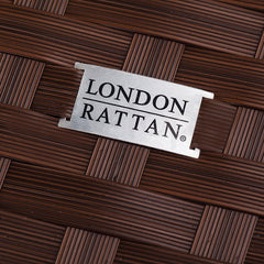 LONDON RATTAN Ottoman Outdoor Wicker Furniture Garden Sofa Lounge Foot Stool Furniture > Outdoor V219-FURODRLONAOT2 Online Furniture