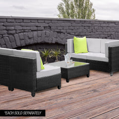 London Rattan Ottoman Outdoor Wicker Furniture Sofa Garden Lounge Foot Stool Furniture > Outdoor V219-FURODRLONAOT1 Online Furniture