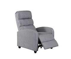 Luxury Fabric Recliner Chair - Grey Furniture > Living Room V80-FC-RCL102GF Online Furniture