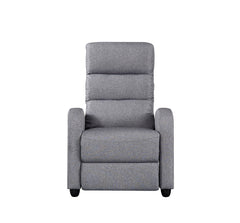 Luxury Fabric Recliner Chair - Grey Furniture > Living Room V80-FC-RCL102GF Online Furniture